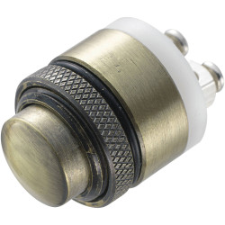 TruComponents 781878 Pushbutton ,Panel Mount,Off/(On),SPST,Scr/term,IP65