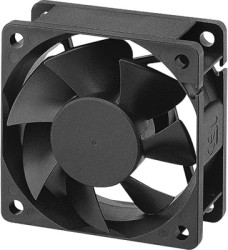 DC axial fan, 12 V, 60 x 60 x 25 mm, 32.83 m³/h, 22 dB, slide bearing, SUNON EE60251S2-1000U-999