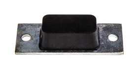 Podstawka antywibracyjna M6 średnica 84mm wysokość całkowita 19mm wysokość stopki 19mm