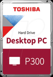 HDWD260UZSVA 6-TB hard drive, Toshiba P300 - desktop