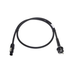 Neutrik 1027577 Cable Black 1.5m PowerCON TRUE1 EN IEC 60320-1 Certified