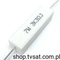 SQP7-3K3JB15 3K3 5% 350ppm 7W AXIAL TT