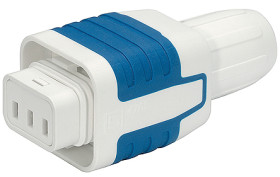 Złącze IEC IEC S15 Montaż na kablu Żeński 10A Proste Żyły przewodu Schurter