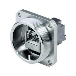 Teleg&#xE4;rtner 100007381 TOC flange set IP68 RJ45 Sleeve metal