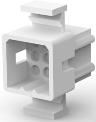 Plug housing, 9 pole, pitch 3.68 mm, straight, natural, 770426-1