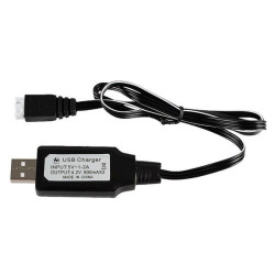 USB Charger for 2S - 7.4V Batteries - JST XH 3-pin Plug - 55 cm Cable