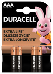 4 x Bateria alkaiczna DURACELL BASIC DURALOCK D&amp;B LR03 AAA