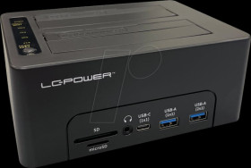 LC-DOCK-C-MULTI-HUB LC power clone/docking station for 2.5"/3.5" HDD/SSD