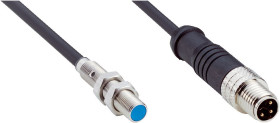 Czujnik zbliżeniowy M5 Indukcyjny 0,8 mm SICK Wpuszczany 10 → 30 V DC długość 25mm Gwintowany