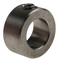 Pierścień osadczy, mocowanie: Wkręt dociskowy, śred. wału: 15mm, Stal nierdzewna