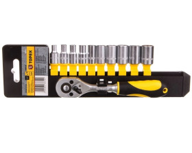 Klucze nasadowe 1/4 cala (zestaw 11 szt.) 38D650