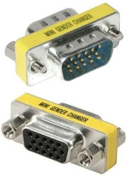 Adapter komputerowy MGC 15M-15F (wtyk-gniazdo)