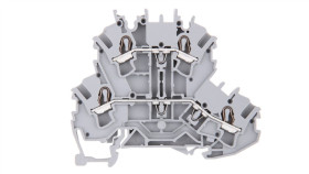 Złączka Szynowa 2-Piętrowa 2,5Mm2 Szara L/L 2002-2201 Topjobs