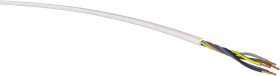 Przewód zasilania VER H05VV-F 5G2,5 ws Eca Ri.50, H05VV-F, 5 G 2.50 mm², biały, 50 m