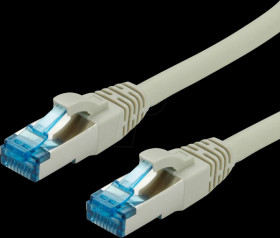 21990859 Patch cable Cat. 6a, S/FTP PIMF, grey, 0.15 m