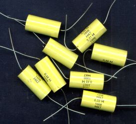 KONDENSATOR VINTAGE 220nF/1000V MKT (KPP0220-1000-V)