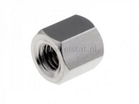 DI5M3X08 tulejka dystansowa nikiel; gwint w/w M3