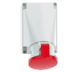 Gniazdo stałe 63A 4p 400V 6h IP44 1127