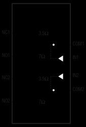 Dual SPDT Analog Switches with Over-Rail Signal Handling