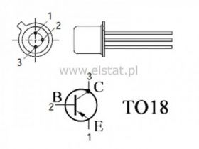 BC 177B PNP 50V 100mA 300mW; TO18