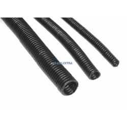 peszel czarny 10/7mm rozcięty samochodowy 1m