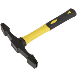 Sealey SR707 Premier Double Ended Scutch Hammer with Fibreglass Handle