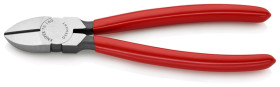 Szczypce tnące boczne z tworzywa sztucznego, powlekane fosforanowane, czarne 180 mm KNIPEX 70 01 18