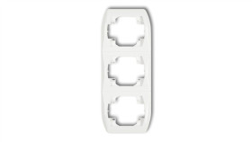 Trend Ramka Pionowa Potrójna Biały Rv-3