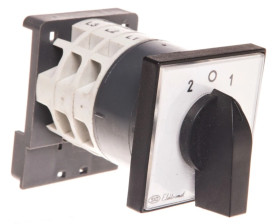 Łącznik krzywkowy 2-0-1 3P 12A na szynę IP65 Łuk E12-74 921211