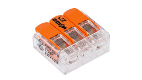 Szybkozłączka 3X 0,5-6,0Mm2 Uniwersalna (Na Drut / Na Linkę) 450V/41A...