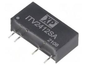 Przetwornica DC/DC 1W 24VDC / 12VDC 83,3mA SIP ITV2412SA
