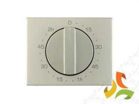 BERKER K.5 Płytka czołowa z pokrętłem do mechanicznego wyłącznika czasowy 120 min stal szlachetna nierdzewna 16357104 HAGER