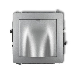DECO Mechanizm wypustu kablowego srebrny metalik 7DWPK