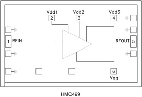 Medium Power Amplifier Chip, 21 - 32 GHz