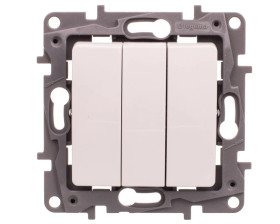 NILOE Łącznik potrójny 10 AX biały 764503