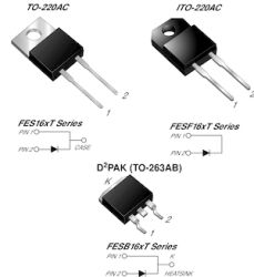 FES16xT Ultrafast Plastic Rectifier