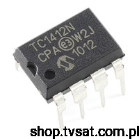 TC1412N MOSFET Power Driver 2A 16V DIP8 MICROCHIP