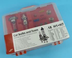 H-1+H-7 12V/55W HALOGEN ZESTAW 18szt