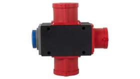 Rozdzielnica Parma - Wtyczka 32A 5P, Gniazda 2X32a 5P, 230V