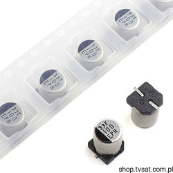 25CE100PHT+P 100uF 25V Electrolytic SMD SUNCON