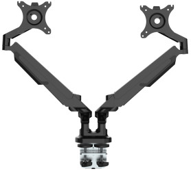 Ramię do dwóch monitorów Klamra z przelotką do mocowania na biurku VESA 75 x 75mm obciążenie 9kg rozmiar 32cal RS PRO