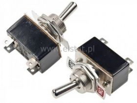 Przeł. hebel.KN3-2 stab. 2A/250V ON-OFF 4pin lut.