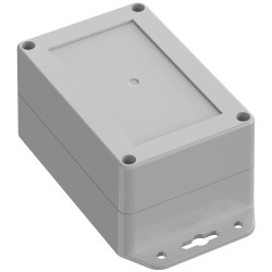 TruComponents 308066 Flanged box ABS Light grey