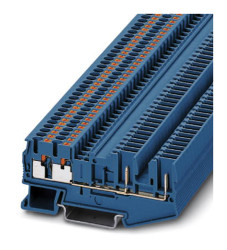 Blok zacisków przelotowych Phoenix Contact poziomy: PojedynczyWtykowe PT 2.5-QUATTRO/2P BU 24A 500 V