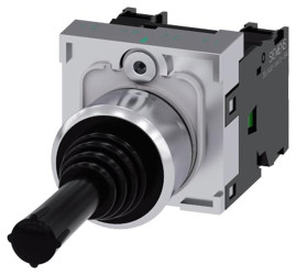 Przełącznik typu joystick 2-osiowy Chwilowy SPDT Siemens IP20, IP65, IP67 Śruba Okrągłe