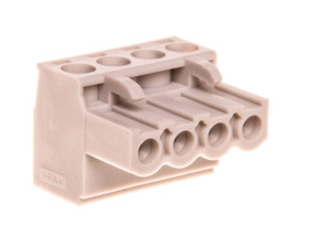 Wtyk śrubowy do płytek drukowanych 4P jasnoszary MSTBT 2,5/ 4-ST KMGY 1878037 /50szt./