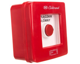 Wyłącznik alarmowy 2R 12A /WYŁĄCZNIK GŁÓWNY/ IP55 WG-3s 921442