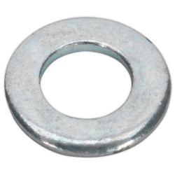 Sealey FWA49 Flat Washer M4 x 9mm Form A Zinc DIN 125 Pack of 100