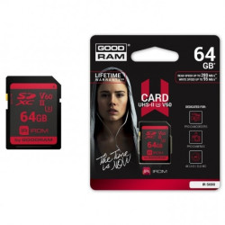 Karta pamięci Goodram IRDM SD 64GB 280MB/s V60 UHS-II U3