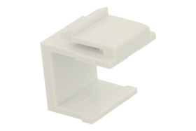 Zaślepka; Keystone; 2961-2; zatrzaskowe; biały; RoHS